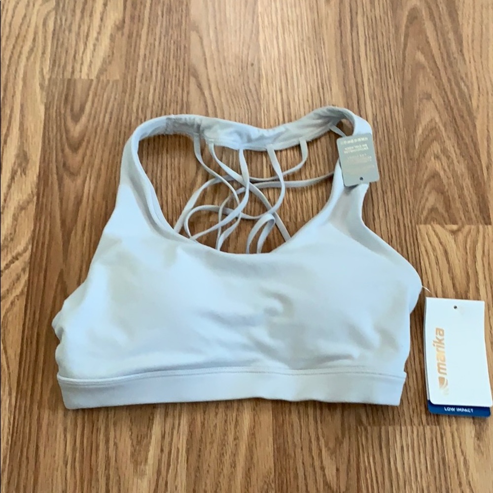 Marika gray sports bra Xs NWT